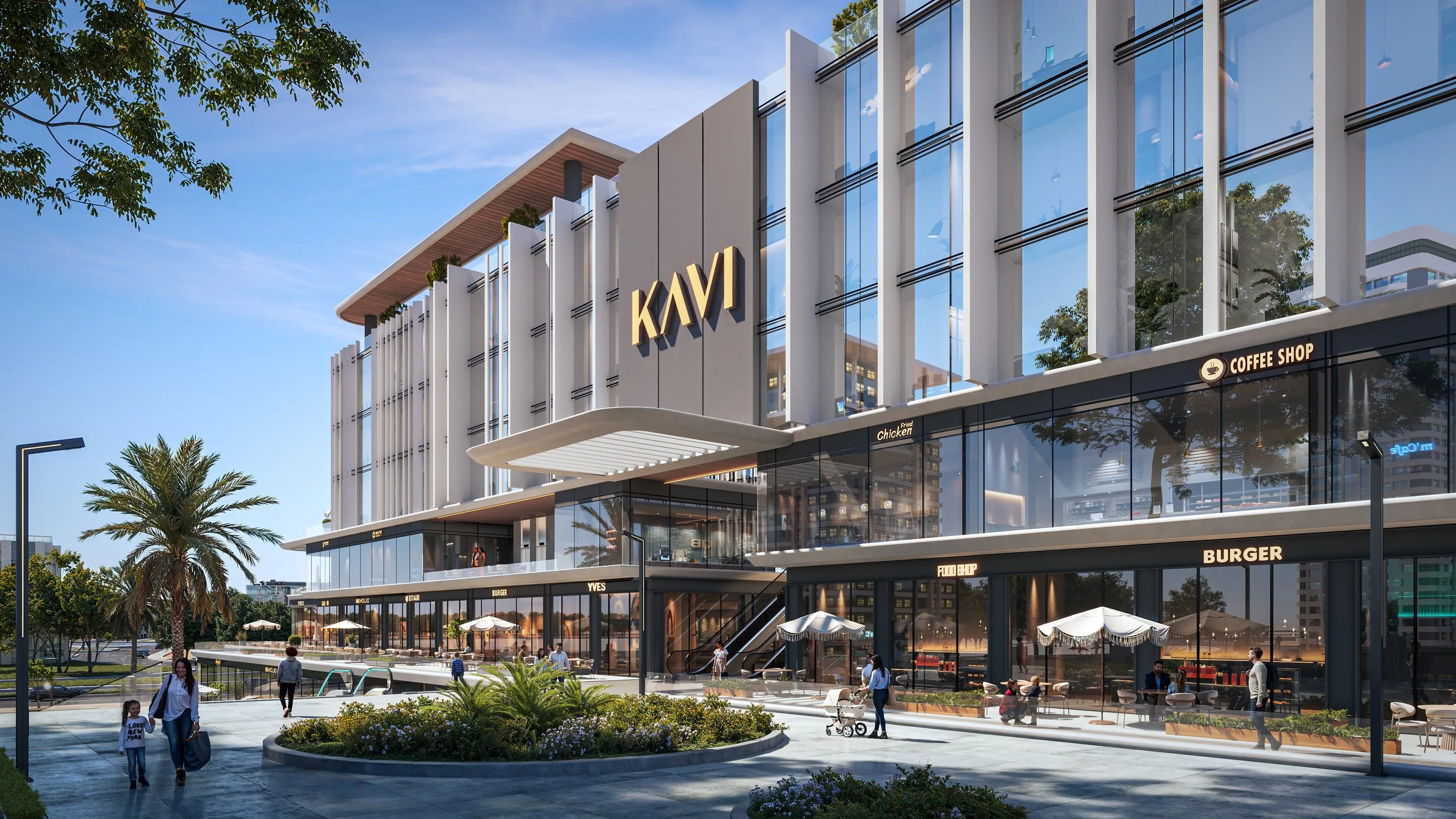 KAVI Mall main entrance